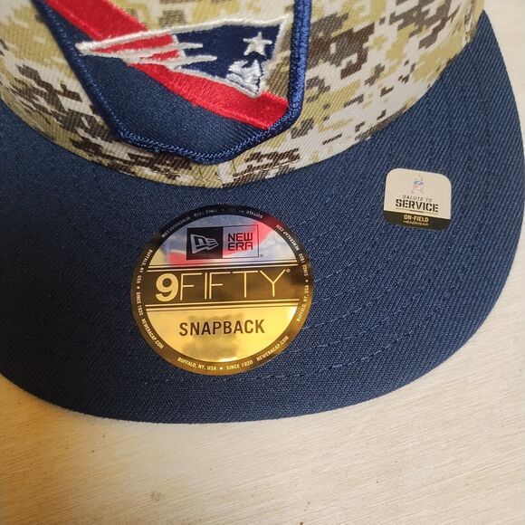 New Era New England Patriots 2023 Salute To Service 9FIFTY Snapback Hat Sz OSFM - Picture 5 of 6